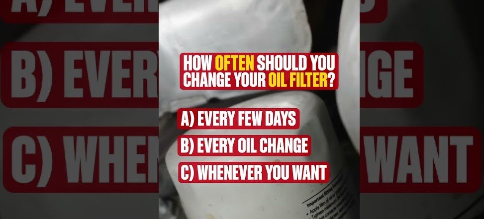 Signs Your Oil Filter Needs Changing