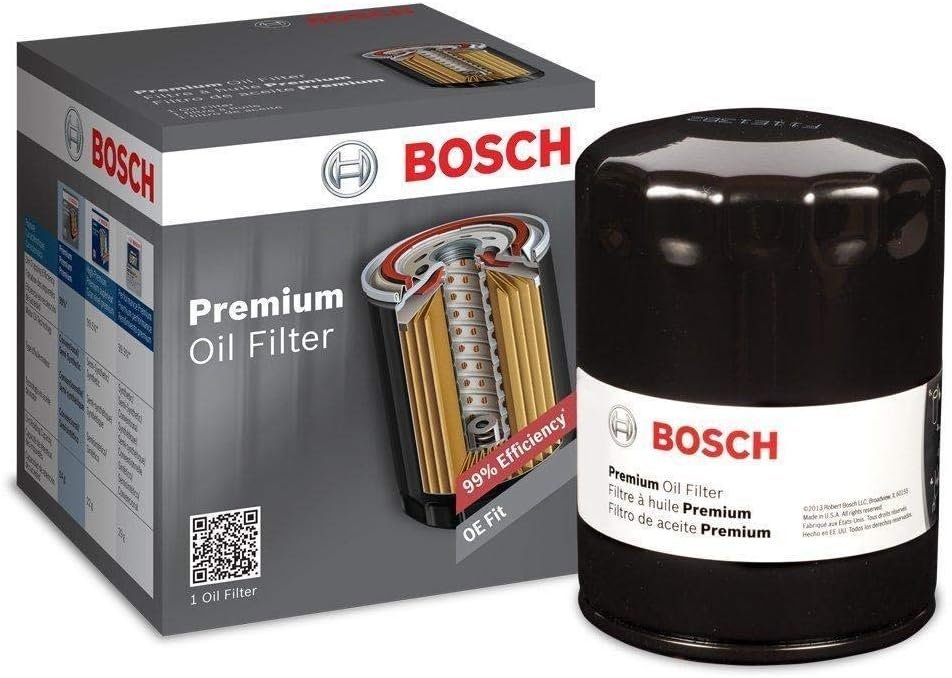 BOSCH 3330 Premium Oil Filter with FILTECH Technology for Multiple Veh
