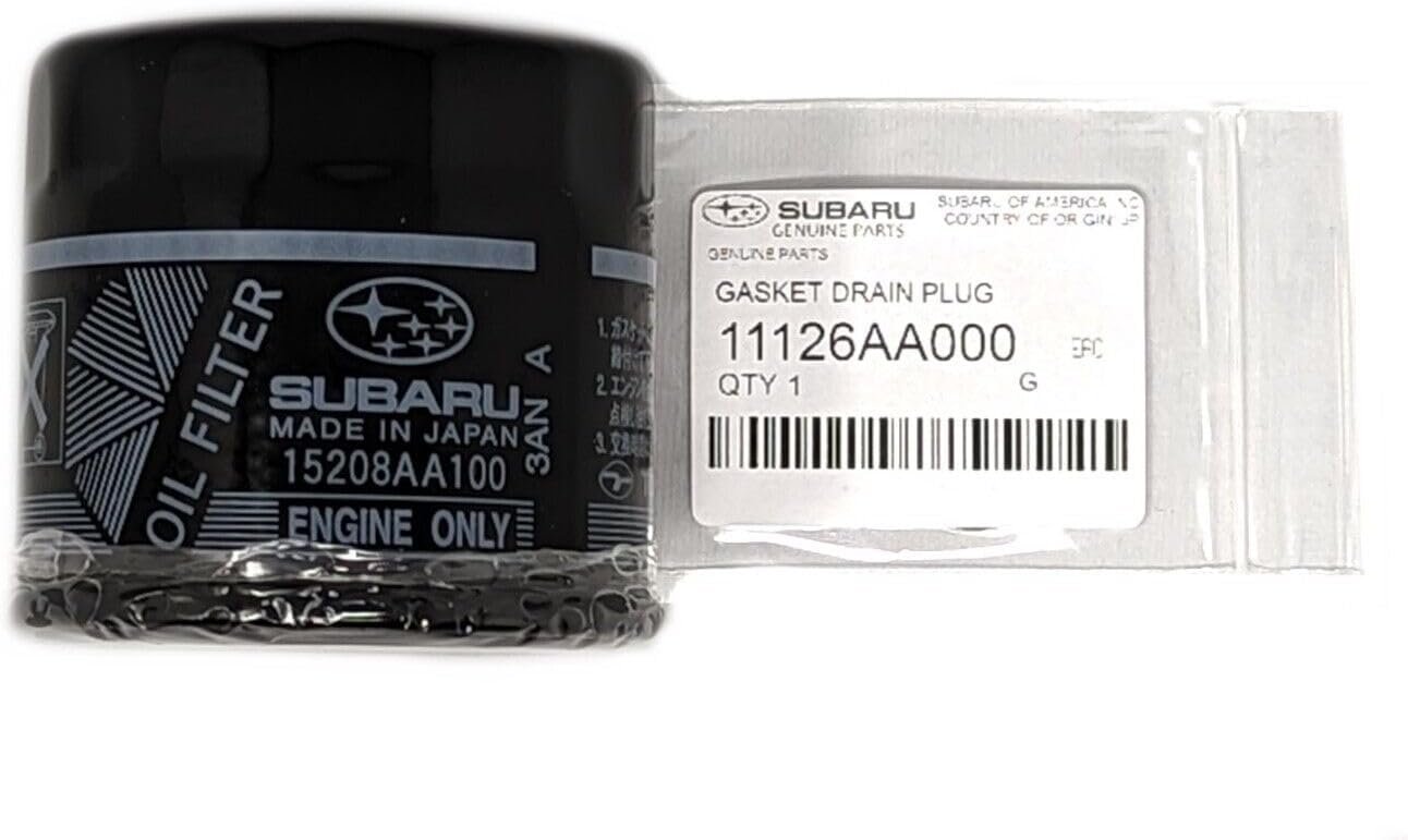 Genuine Subaru Engine Oil Filter & Crush Gasket Kit for Legacy, Outback