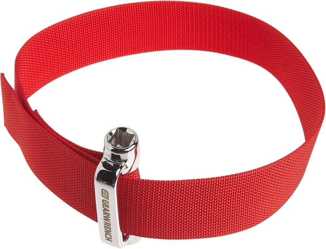 GEARWRENCH Heavy-Duty Oil Filter Strap Wrench with 3/8