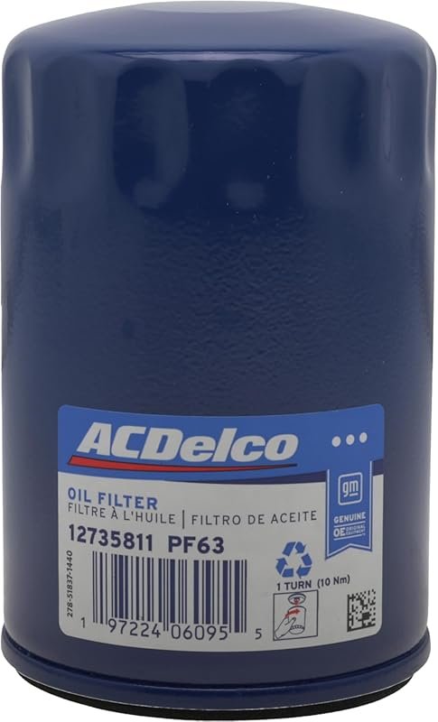 ACDelco GM OE PF63 Engine Oil Filter – Original Equipment Quality for 