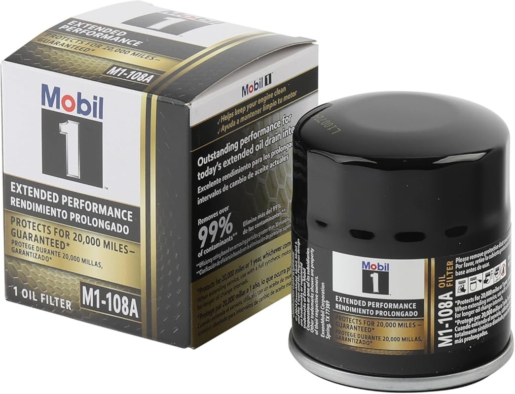 Mobil 1 Extended Performance Oil Filter M1-108A, High-Efficiency Filtr