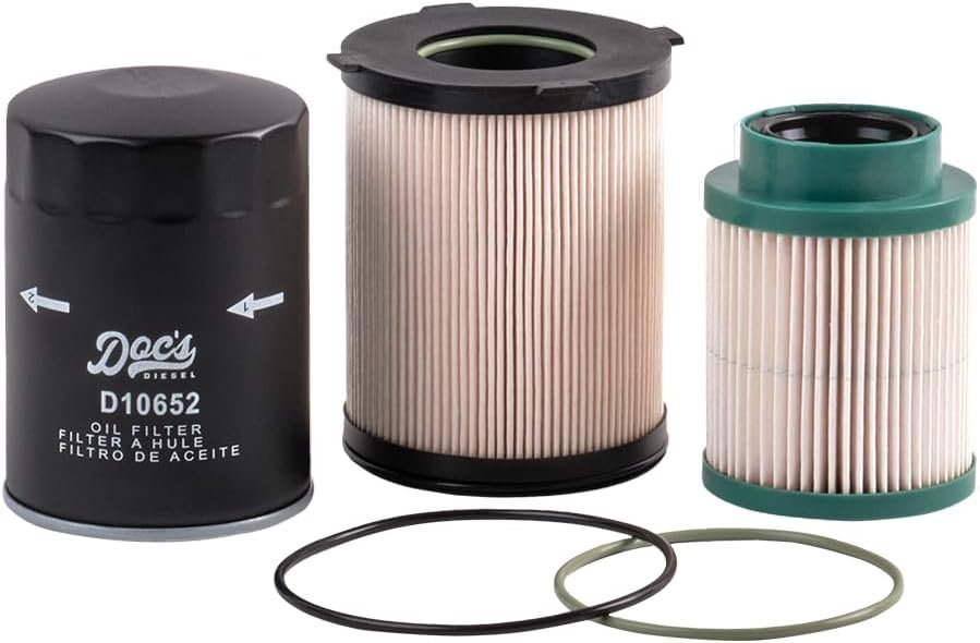 Doc's Diesel Filter Kit for Nissan Titan XD 5.0L Cummins 2016-2019, Re