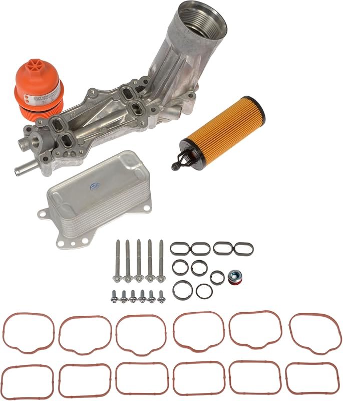 Dorman 926-959 Aluminum Oil Filter Housing with Cooler & OE Fix for Select Vehicles