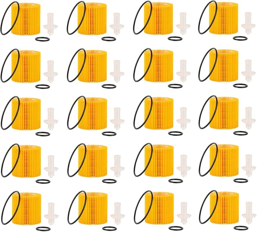 20-Pack 04152-YZZA1 Engine Oil Filter for Toyota Avalon, Camry, RAV4, 