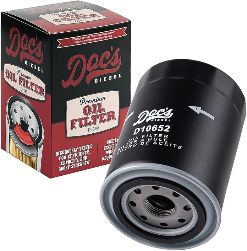 Doc's Diesel Oil Filter D10652 for Nissan Titan XD 5.0L Cummins 2016-2