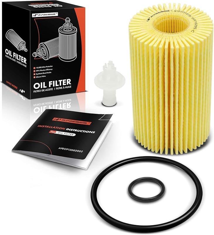 A-Premium Oil Filter – 10K Mile Protection for Toyota Tundra, Sequoia,