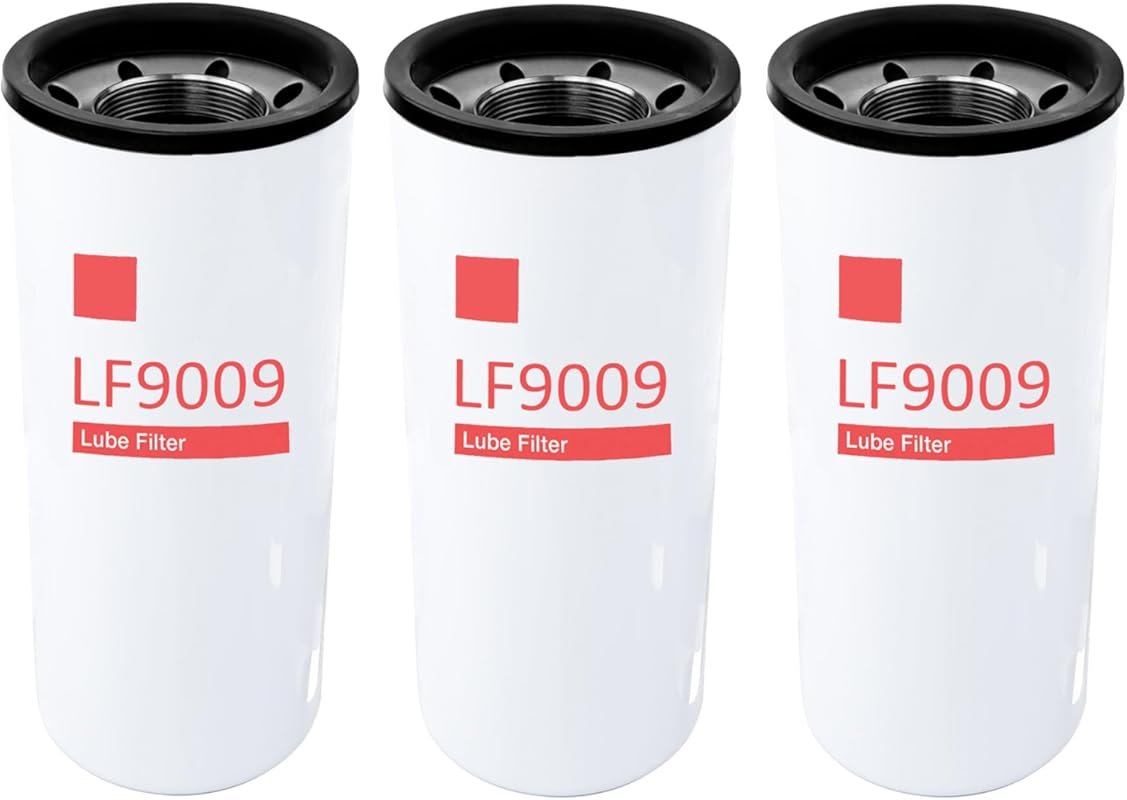 3-Pack Oil/Lube Filter for Cummins ISC 8.3L, ISL/QSL 9.0L, N14, M11 En