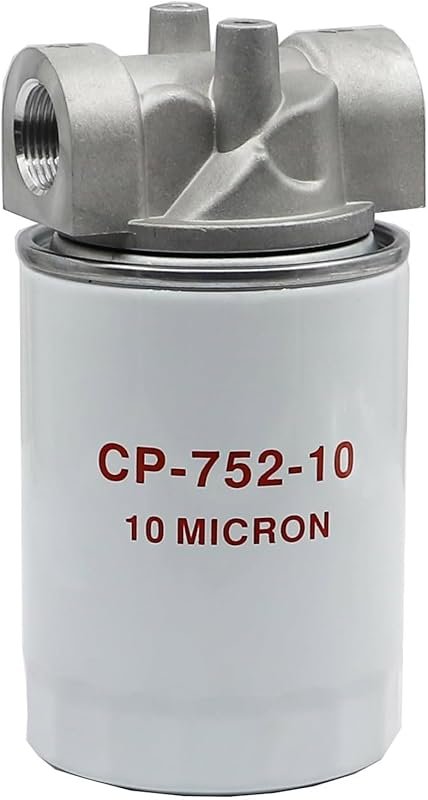10 Micron Hydraulic Oil Filter with Indicator Ports for Petroleum Fluids