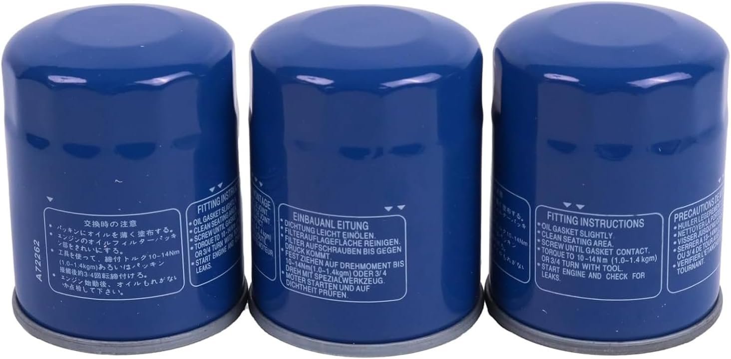 3X Oil Filter 15400-PCX-306 & 15400-PCX-004 for Honda S2000 2000-2009