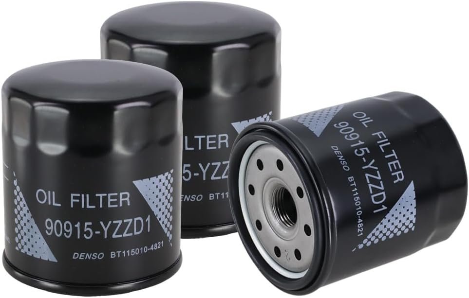 Kefly 3-Pack Engine Oil Filter for Toyota Camry, Tacoma, Highlander, T