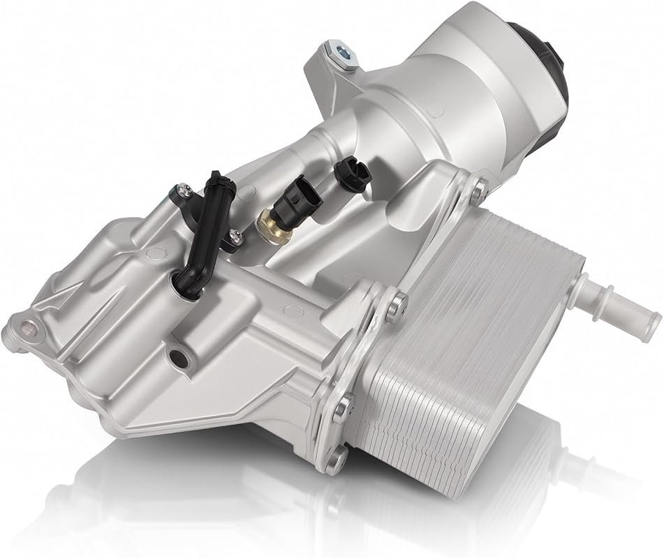 68624177AA Aluminum Oil Cooler & Filter Housing for 2014-2019 Ram 1500 3.0L Diesel