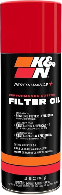 K&N 99-0516 Air Filter Oil Aerosol Restores Engine Performance Efficie