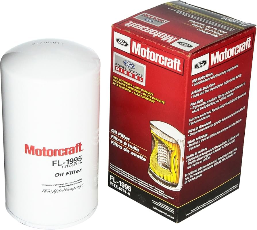 Motorcraft FL-1995 Engine Oil Filter OE Replacement for Ford E/F-Serie