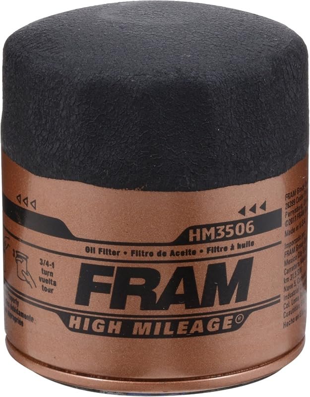 FRAM HM3506 High Mileage Oil Filter for Enhanced Engine Protection and