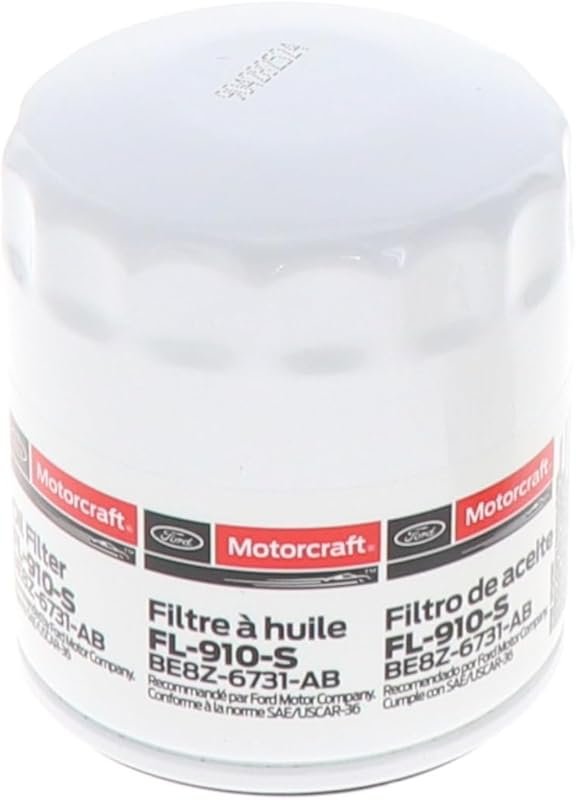 Motorcraft FL910S High-Quality Spin-On Oil Filter for Ford Engines Sup