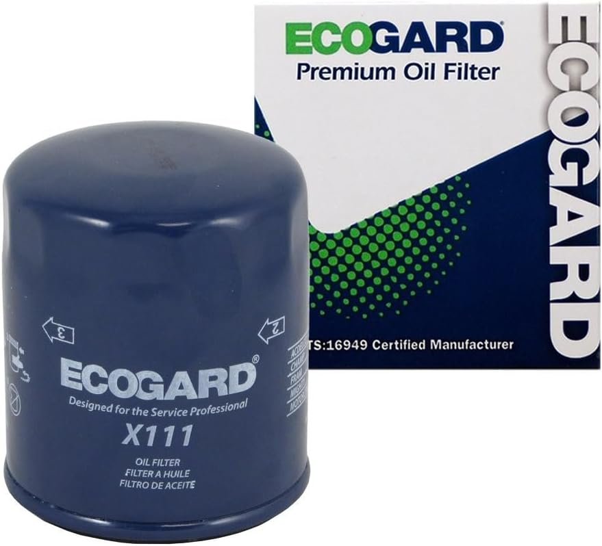 ECOGARD X111 Premium Spin-On Oil Filter for Chevy Silverado 1500 4.3L 
