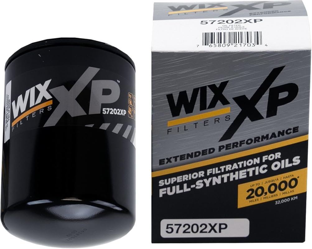 WIX 57202XP Synthetic XP Oil Filter for 2001-2014 Chevy GMC 6.6L Duram