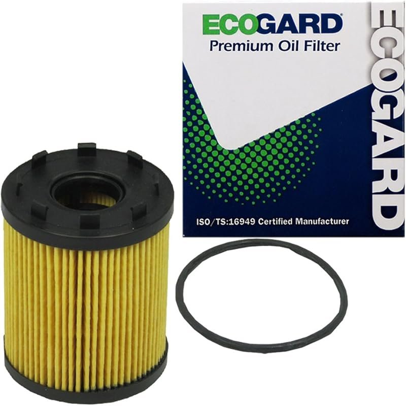 ECOGARD X6162 Premium Cartridge Engine Oil Filter Fits Fiat 500 1.4L, 