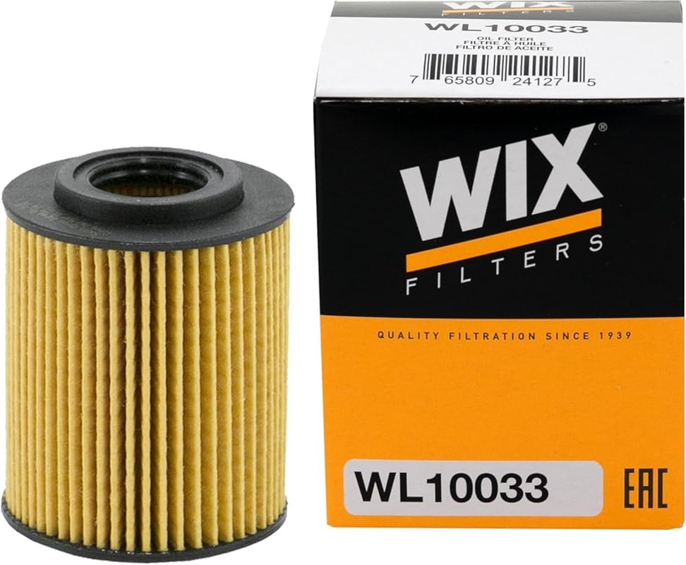 WIX WL10033 Oil Filter for Synthetic & High Mileage Oil – Fits Hyundai