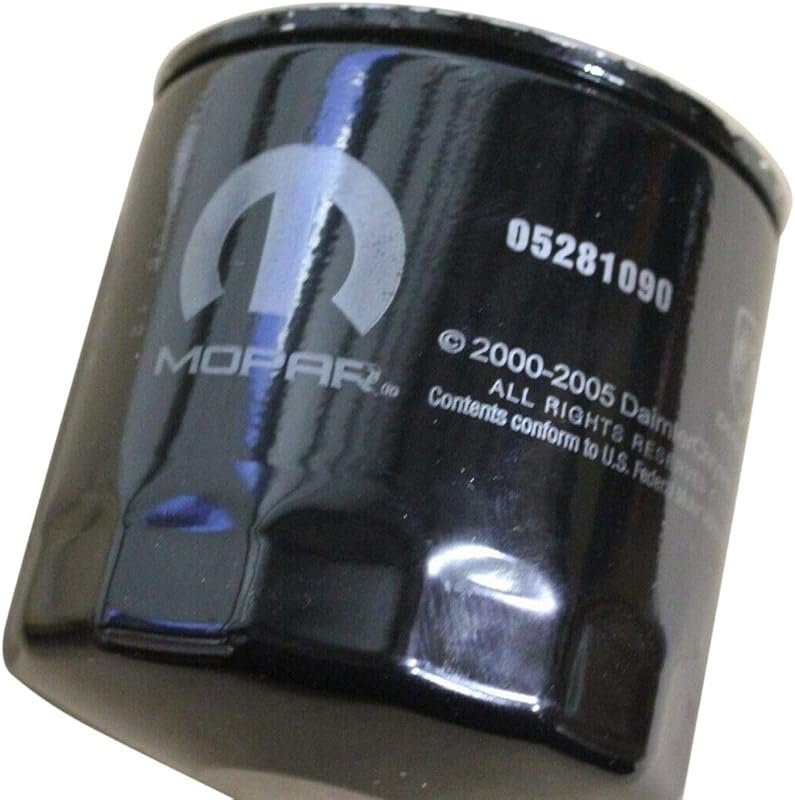 Mopar 5281090AB Premium OEM Engine Oil Filter for Chrysler Dodge Jeep 
