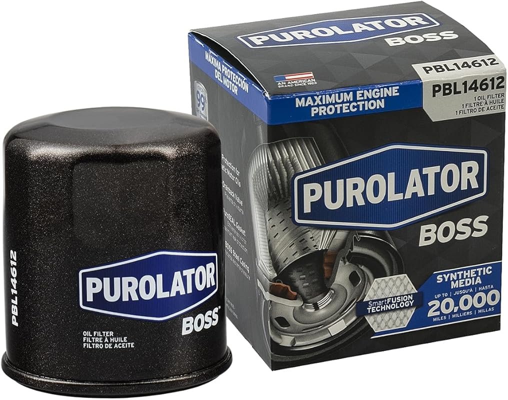 PurolatorBOSS PBL14612 Spin-On Oil Filter for Maximum Engine Protectio