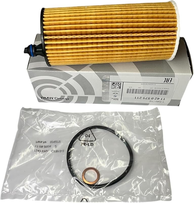Genuine BMW 11428575211 Oil Filter Element Set for Superior Engine Pro