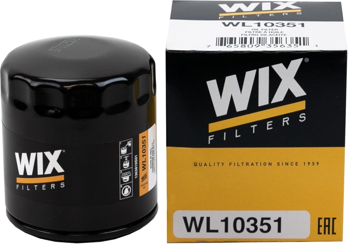 WIX WL10351 Oil Filter Replacement Built for Synthetic High-Mileage Oi