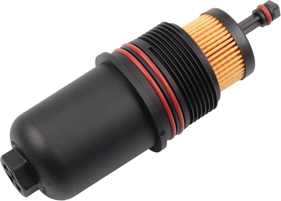 Dasbecan Oil Filter Cap Lid Cover for Ford F-150 Fusion 2.7L EcoBoost 