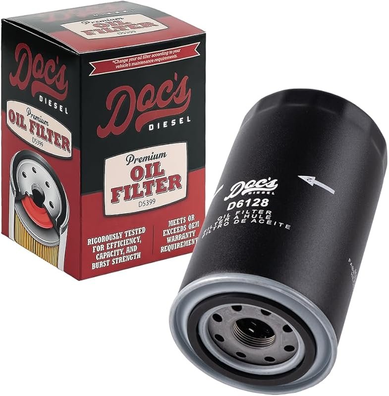 Doc's Diesel D6128 Oil Filter for 2011+ Ford 6.7L Powerstroke F250-F75