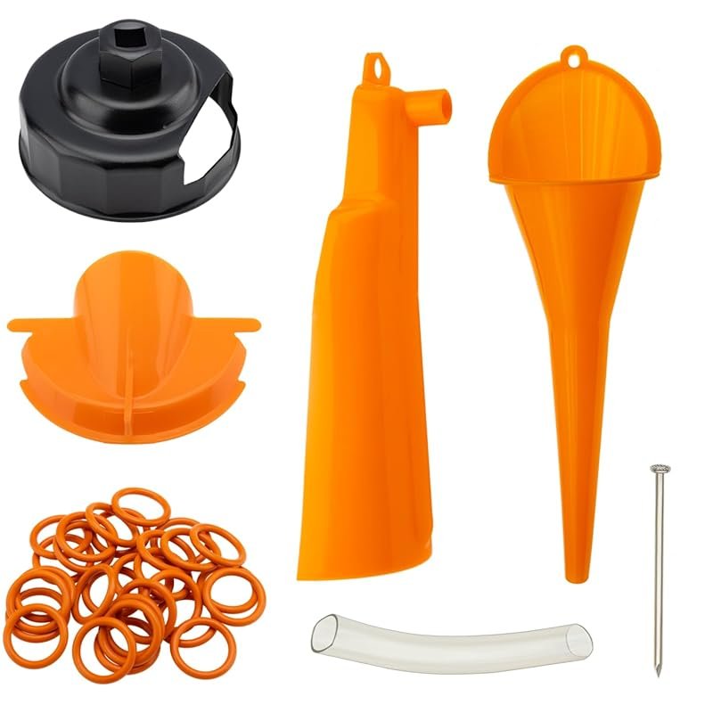 Complete Harley Oil Change Kit with Filter Wrench, Fill Tool & 30 O-Ri