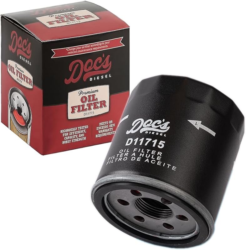 Doc's Diesel D11715 Oil Filter for 2020+ Chevy GMC 3.0L Duramax Replac