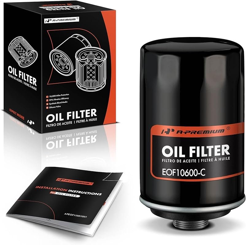 A-Premium 10K Miles Spin-On Oil Filter for VW Jetta Passat Tiguan Beet