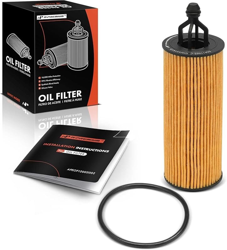 A-Premium 10K Mile Oil Filter for Ram 1500 Jeep Grand Cherokee Wrangle