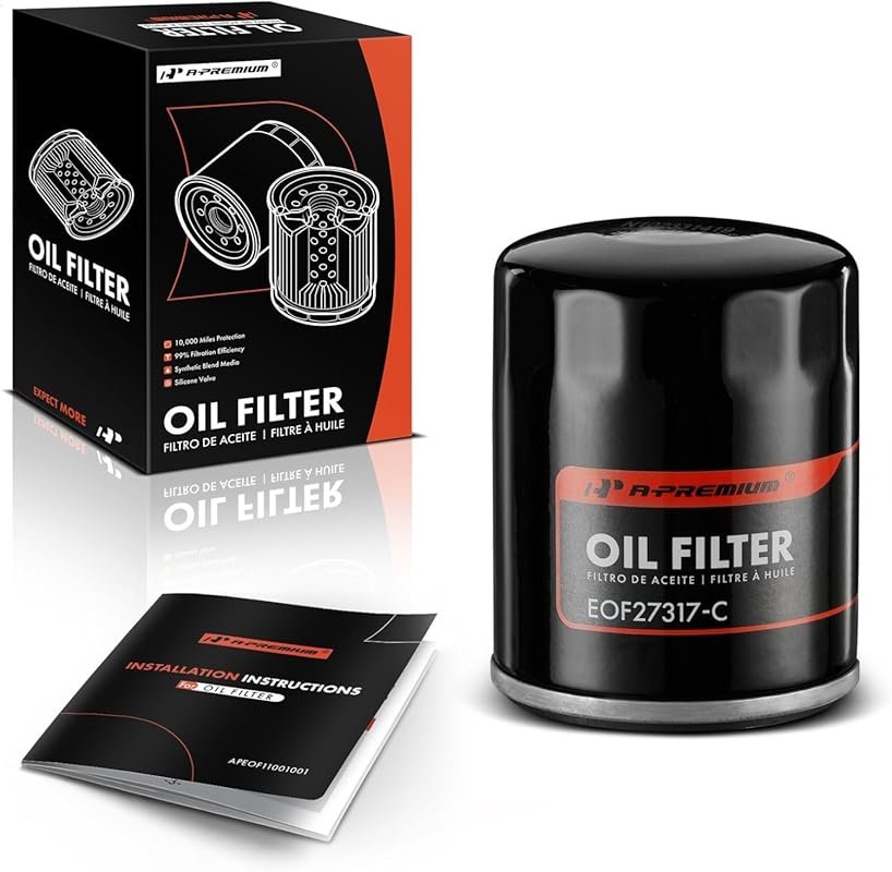 A-Premium 10K Miles Spin-On Oil Filter for Honda CR-V Civic Accord Ody