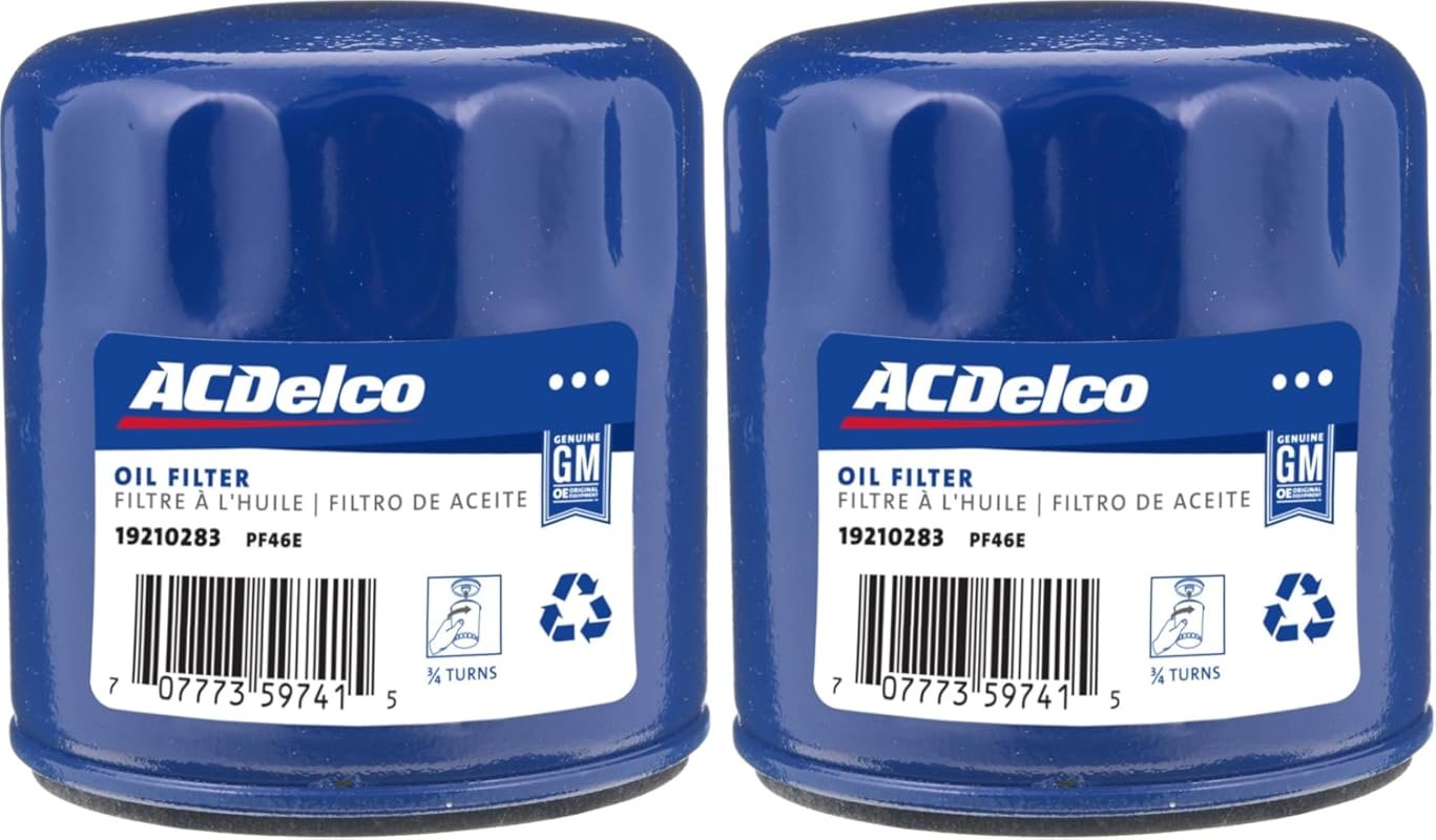 ACDelco PF46E GM Original Equipment Engine Oil Filter Pack of 2 High E