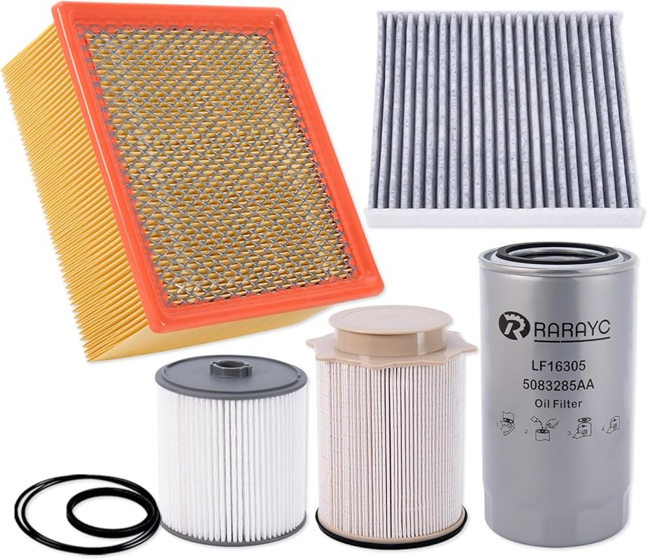 6.7L Cummins Complete Filter Kit for 2019-2024 Ram Turbo Diesel: Fuel 
