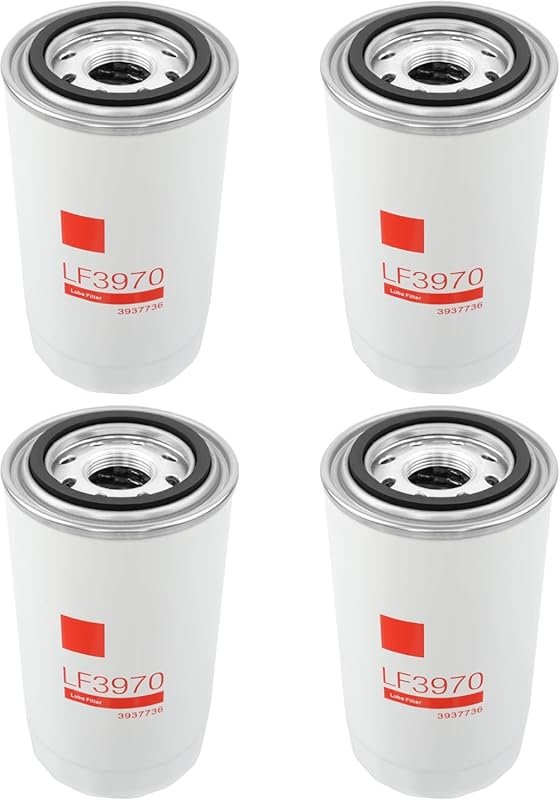 LF3970 Oil Filter for Cummins ISB QSB 5.9L 6.7L Diesel Engines 4 Pack 