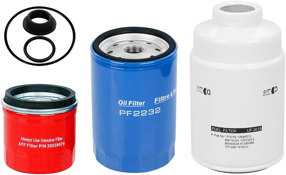 PF2232 TP3018 Fuel Oil Transmission Filters Kit for 2001-2016 Chevy Si