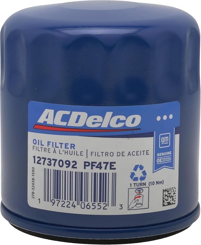 Premium ACDelco PF47E (12737092) GM Original Equipment Oil Filter for 