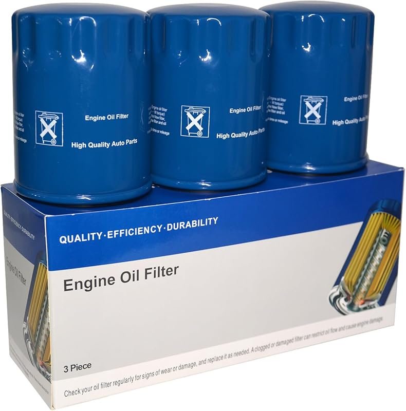PF63 3-Pack Engine Oil Filters for Ford F-150 Explorer Mustang Chevy S