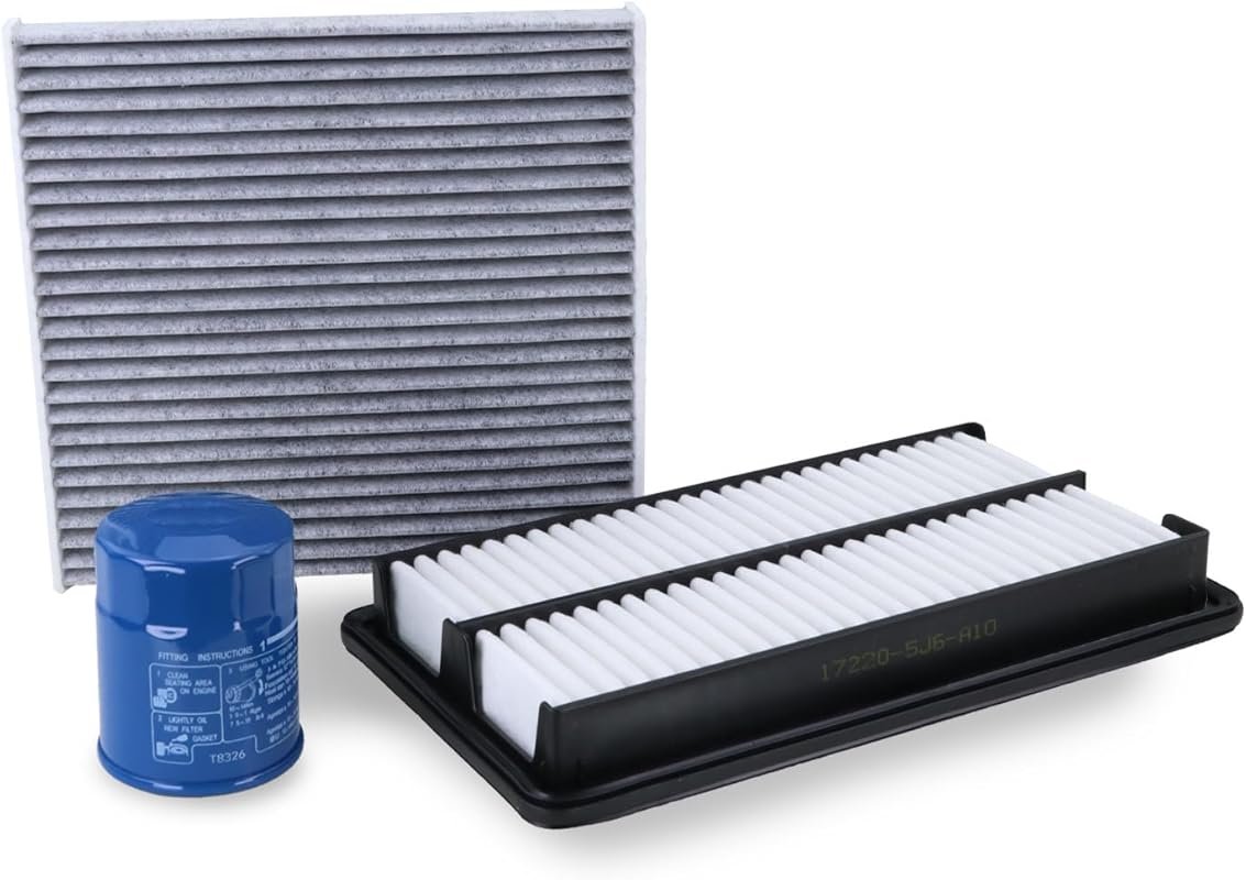 Honda Pilot Passport Ridgeline 3.5L Oil, Engine & Cabin Air Filter Com