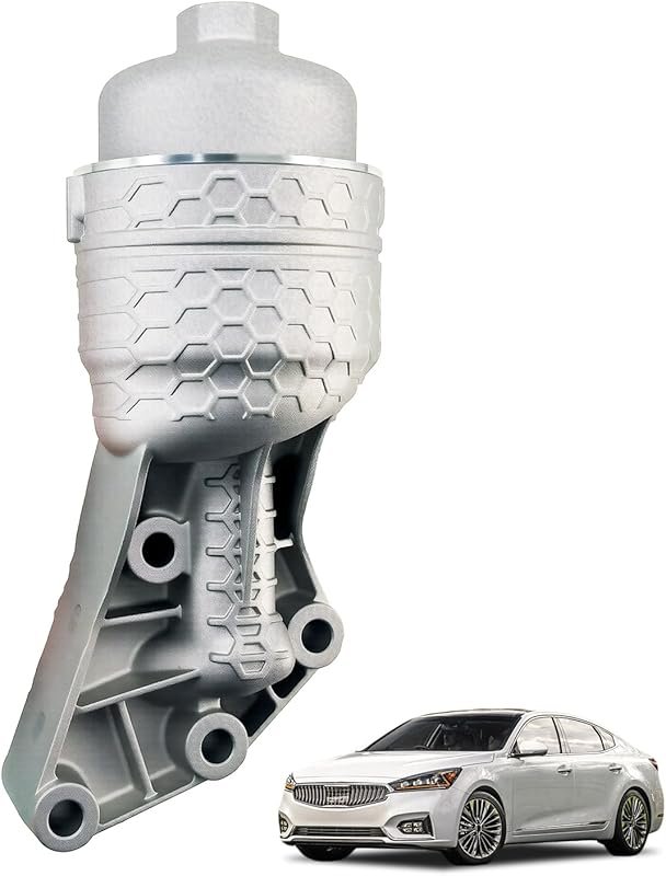 Complete Aluminum Oil Filter Assembly Kit for Hyundai Palisade, Genesi