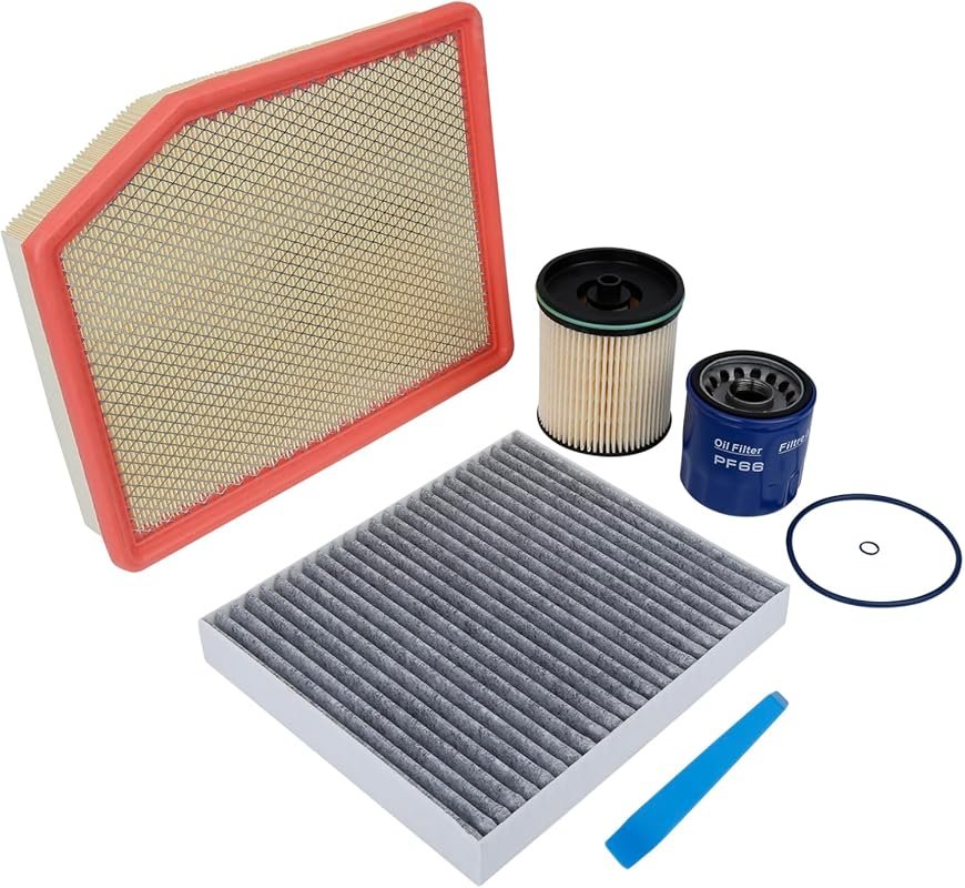 4-Piece PF66 TP1015 Oil Fuel Engine Cabin Air Filters Kit for 2020-202