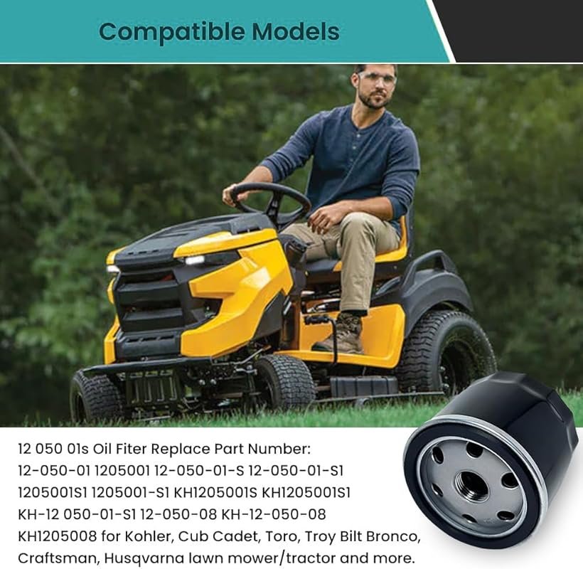 4-Pack Oil Filter for Kohler 7000 Series Engines – Compatible with Cub