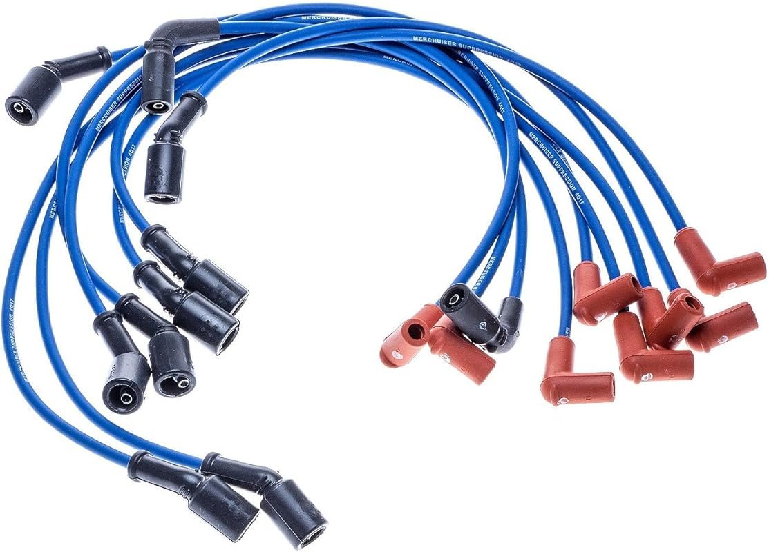 Quicksilver 863656A1 Spark Plug Wire Kit for Mercruiser Engines