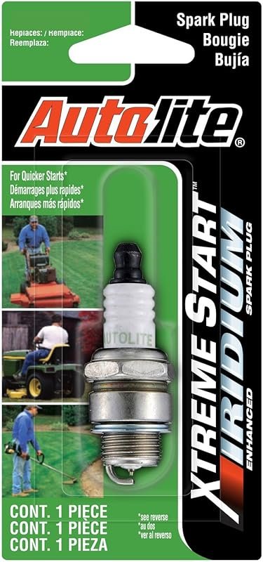 Autolite Xtreme Start Iridium Spark Plug for Lawn & Garden Engines, XS