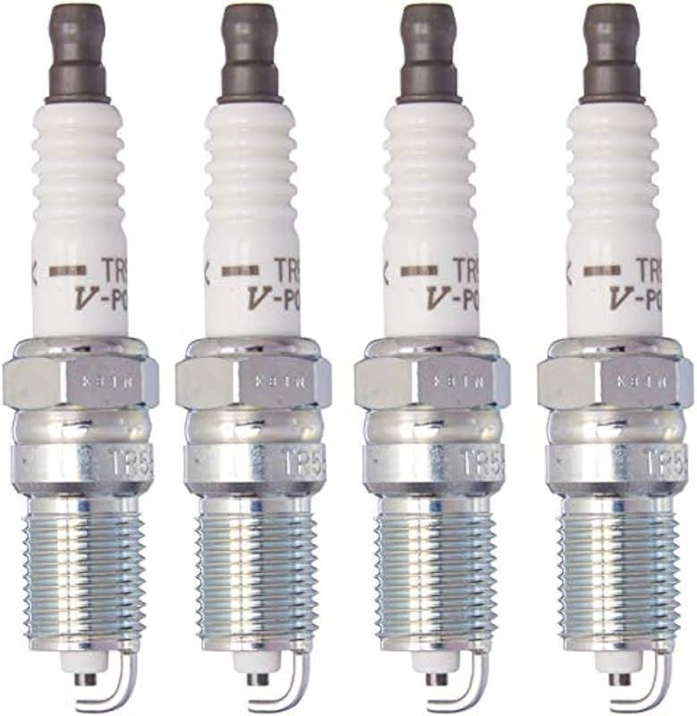 4 New NGK V-Power TR55# 3951 Spark Plugs
