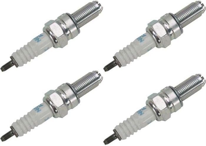 NGK 2360 Pack of 4 Resistor Spark Plugs for Yamaha Motorcycles High Pe