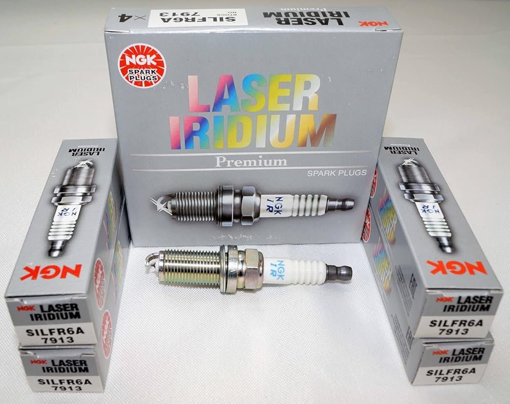 NGK SILFR6A Platinum Spark Plug Pack of 4